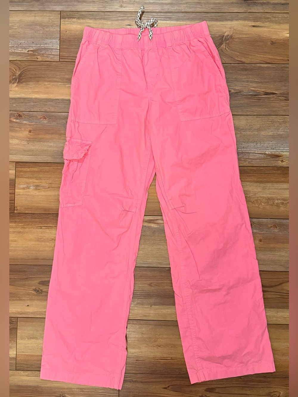 Aerie Neon Pink Cargo Pants Women’s Small Parachute Utility Pants
